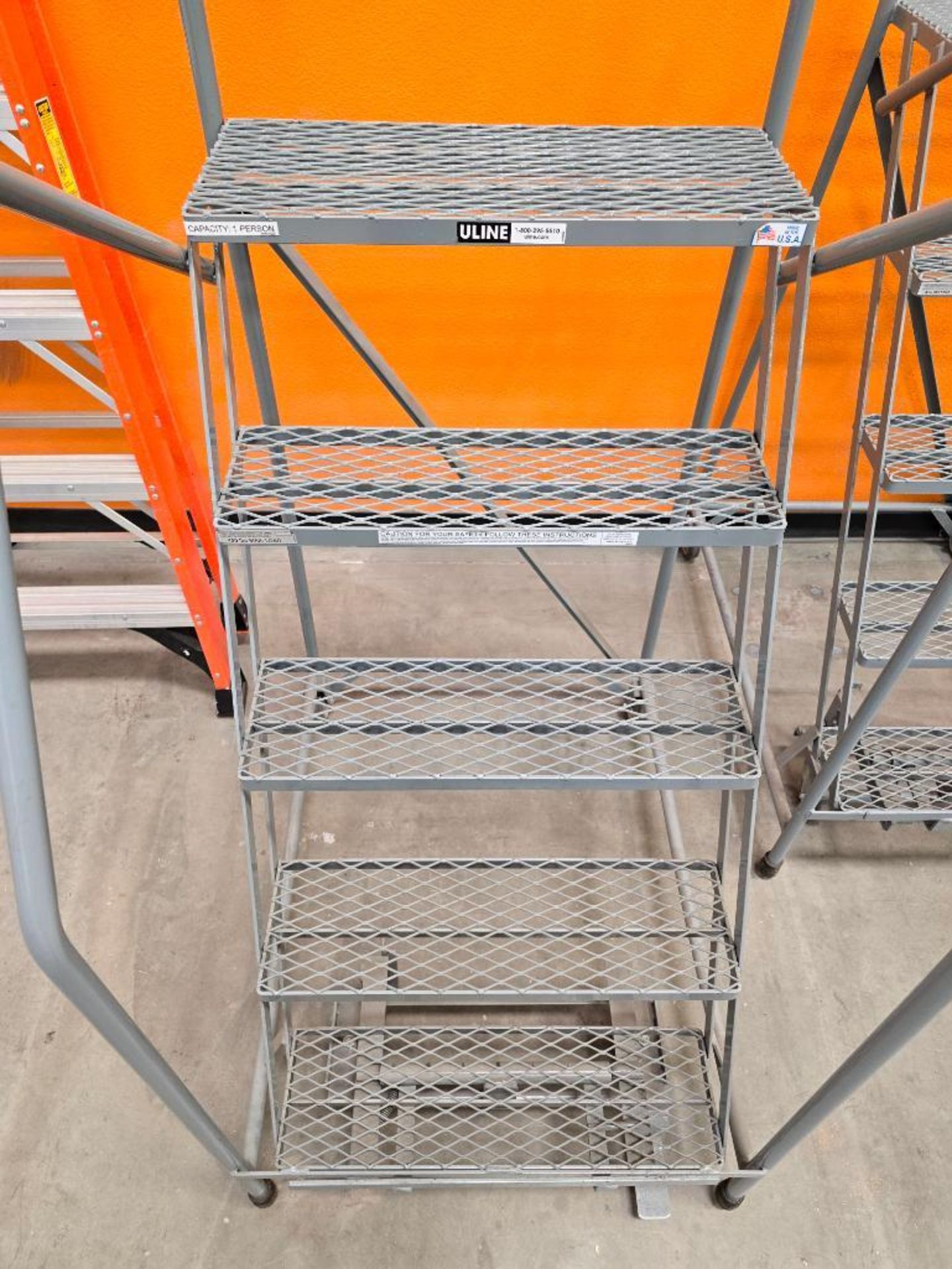 U-Line 50" Rolling Shop Ladder, 450 LB. Capacity ($5 Loading Fee Will Be Added To Buyer's Invoice) - Image 3 of 5