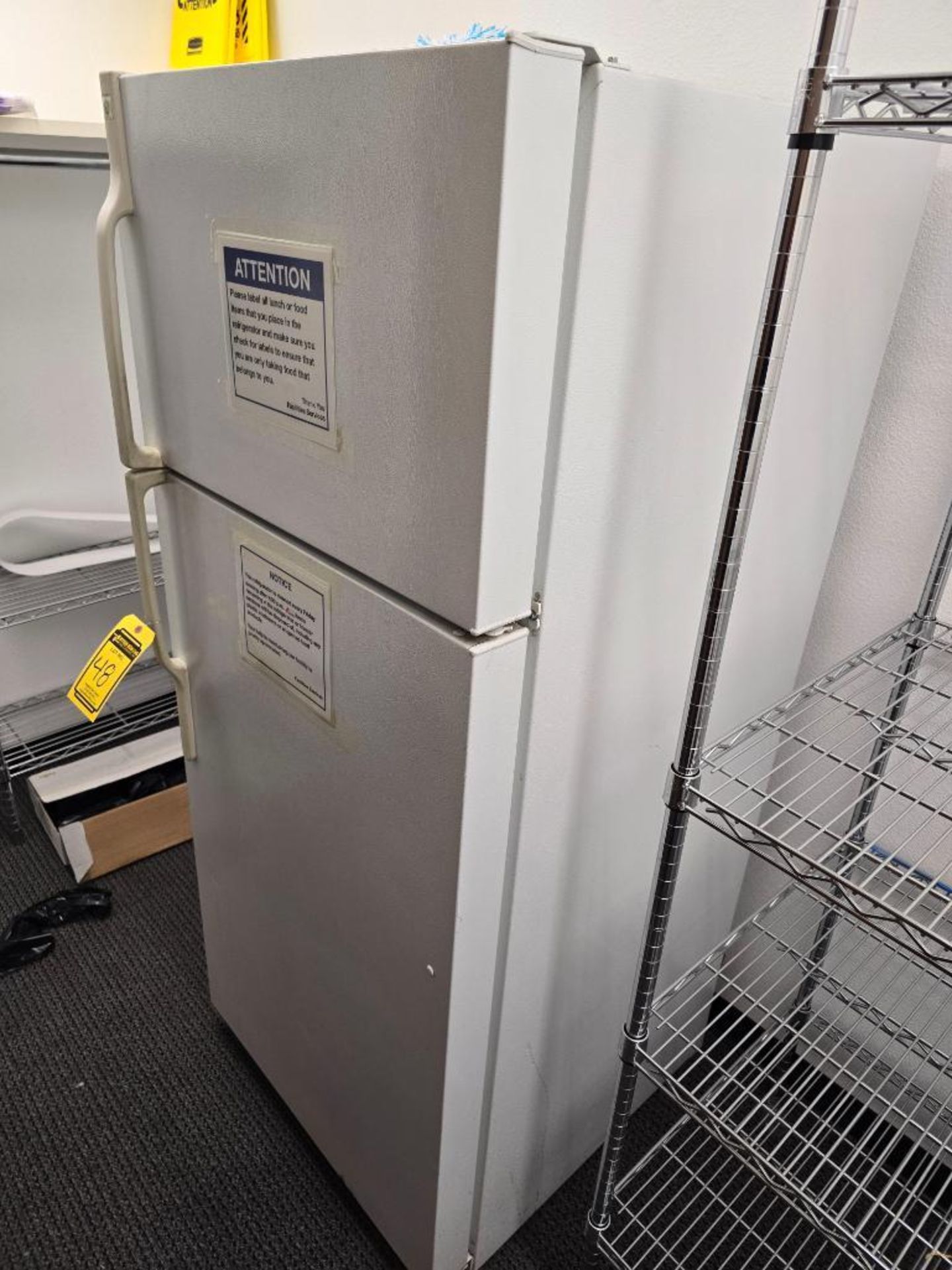 GE Household Refrigerator/Freezer ($20 Loading Fee Will Be Added To Buyer's Invoice) - Image 2 of 6