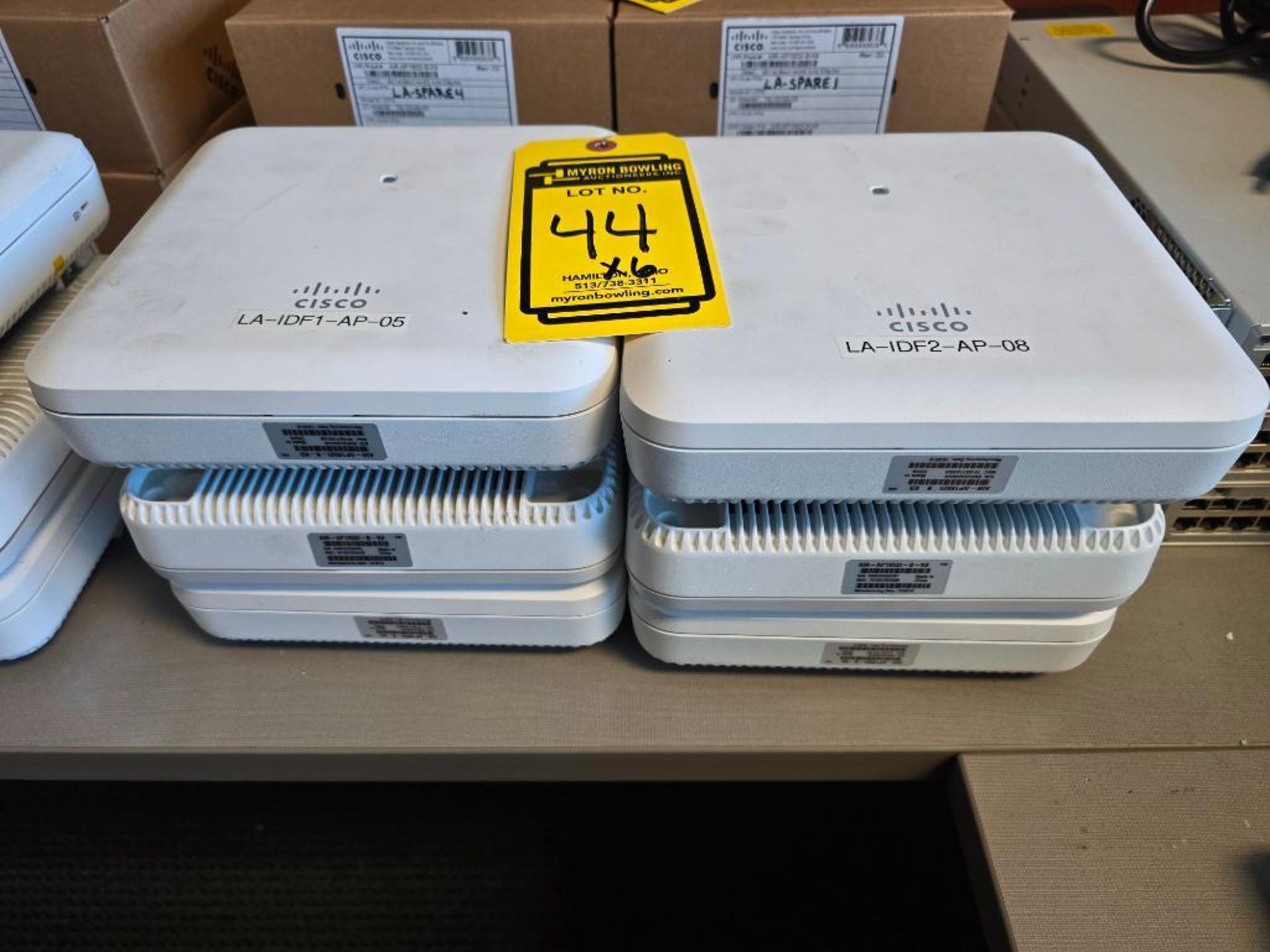 (6) Cisco Air-AP1852 Wireless Access Points ($10 Loading Fee Will Be Added To Buyer's Invoice)