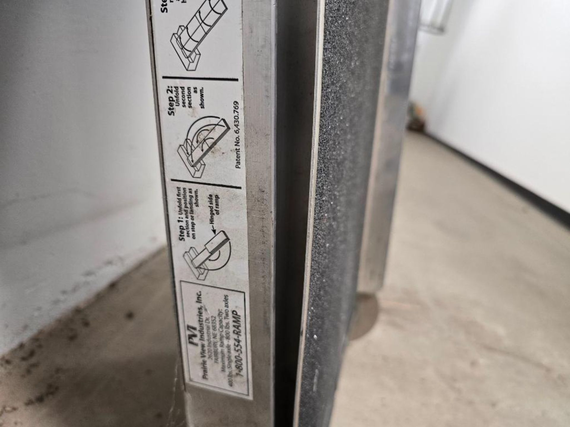 (2) PVI 8' Folding Aluminum Ramps, Grip Tape Deck, Carry Handle ($10 Loading Fee Will Be Added To Bu - Image 4 of 7