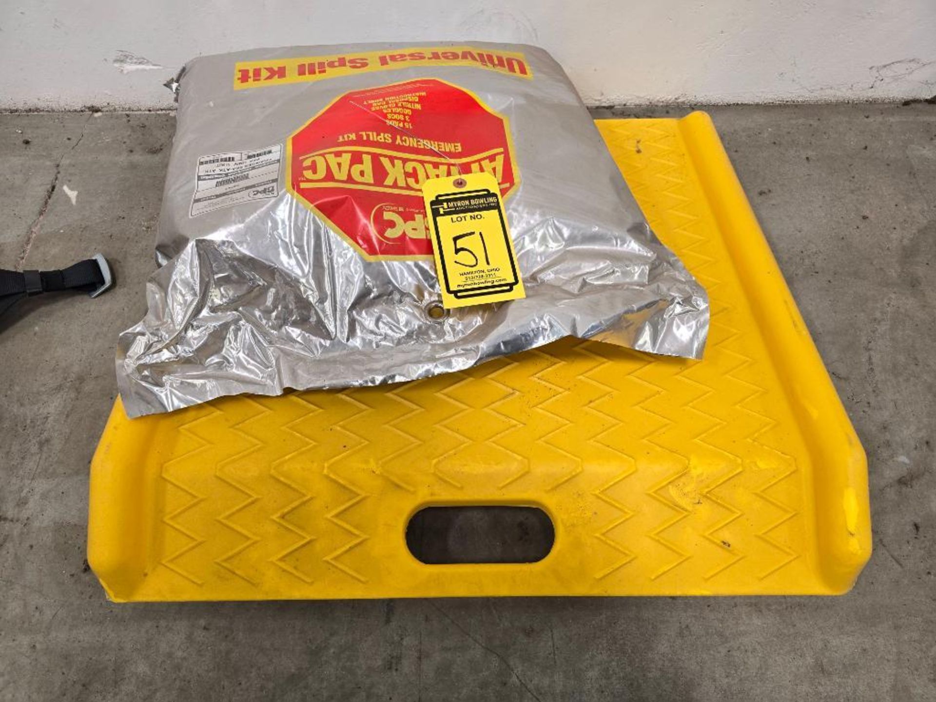 Spill-Kit & Plastic Ramp ($10 Loading Fee Will Be Added To Buyer's Invoice)