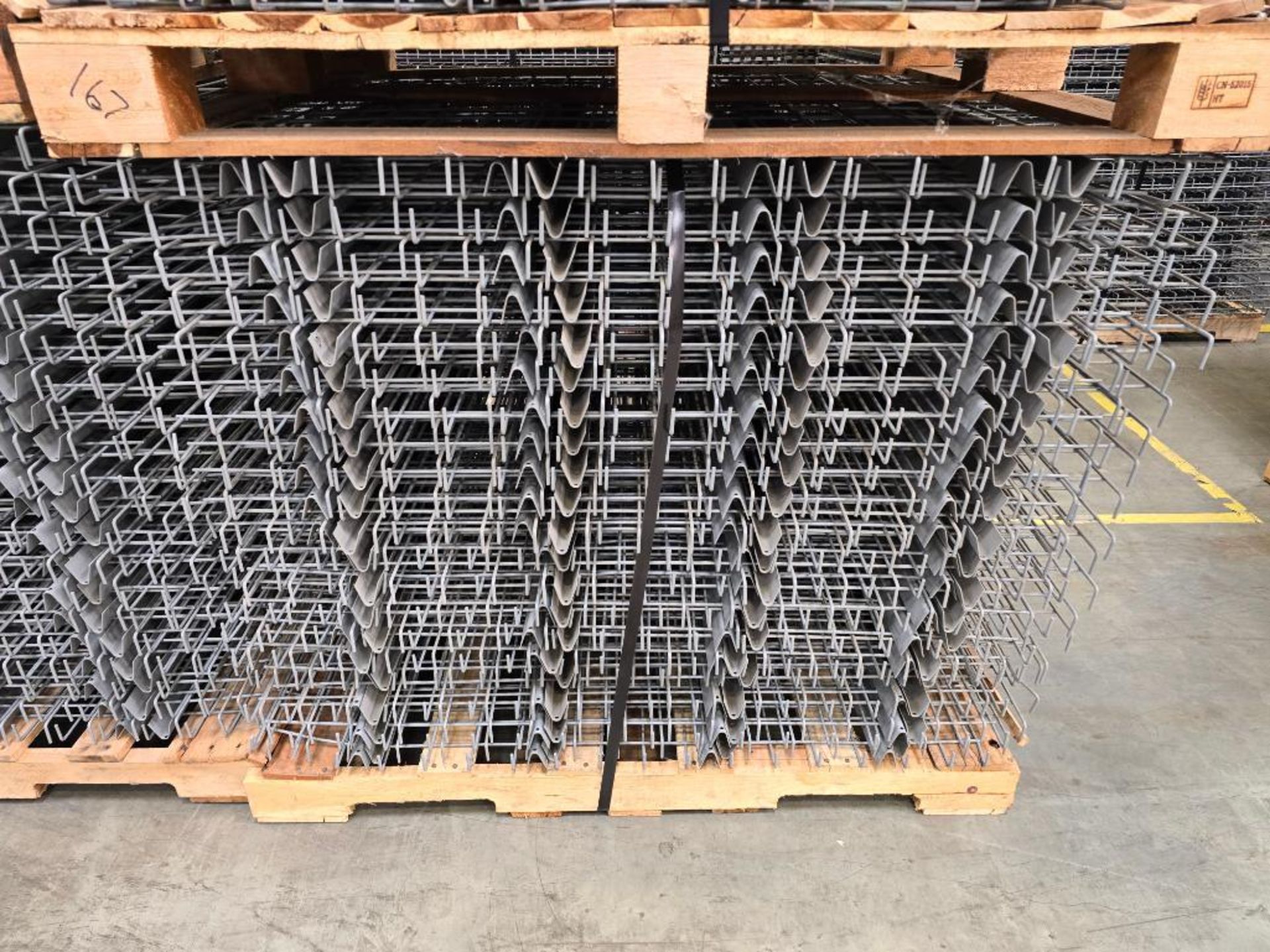 (120x) 38" Deep X 46" Wide Inside Waterfall Wire Decks (For 42" Deep Uprights) ($50 Loading Fee Will - Image 2 of 7