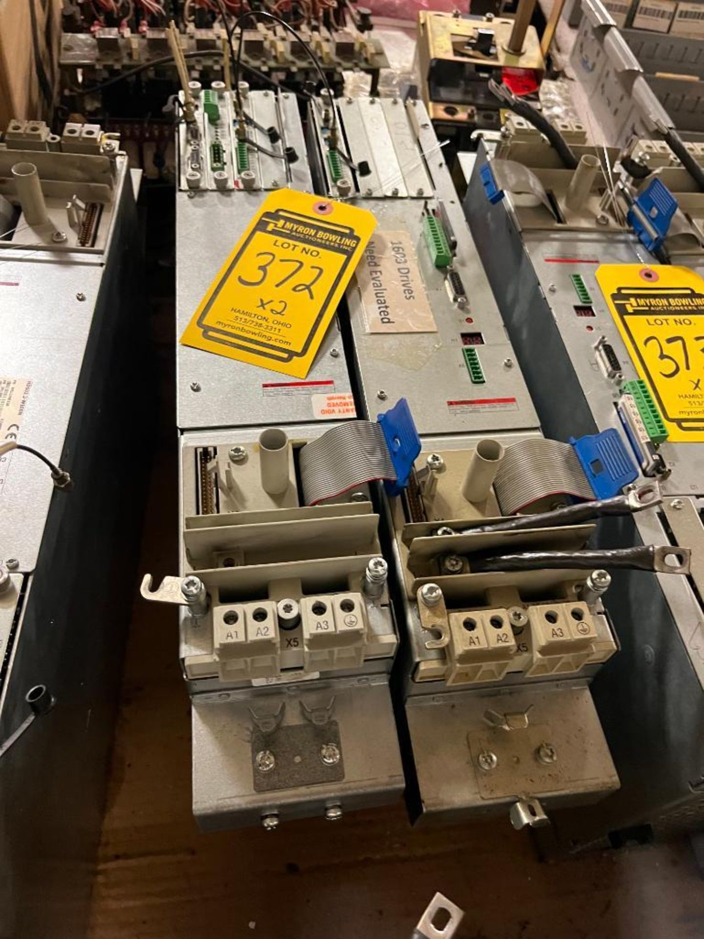 (2) Rexroth Indramat Drives, Model HDS03 2-W100N