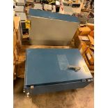 (2) Enclosures w/ Interior Components, (1) Hoffman, (1) Hammond Manufacturing, Model WM 12 84, 240 V