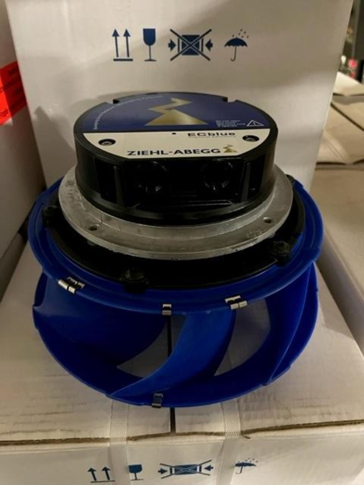 (5) Ziehl-Abegg Spindle Motor Fans, Model RH-25V, 10" Fan SH - Image 4 of 8