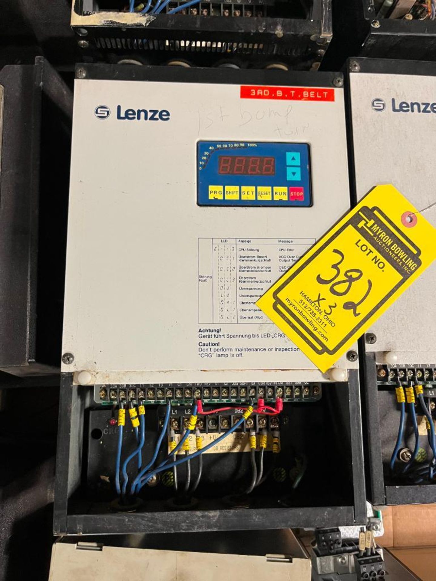 (3) Lenze Drives, Model 8-7850-1041 - Image 2 of 3