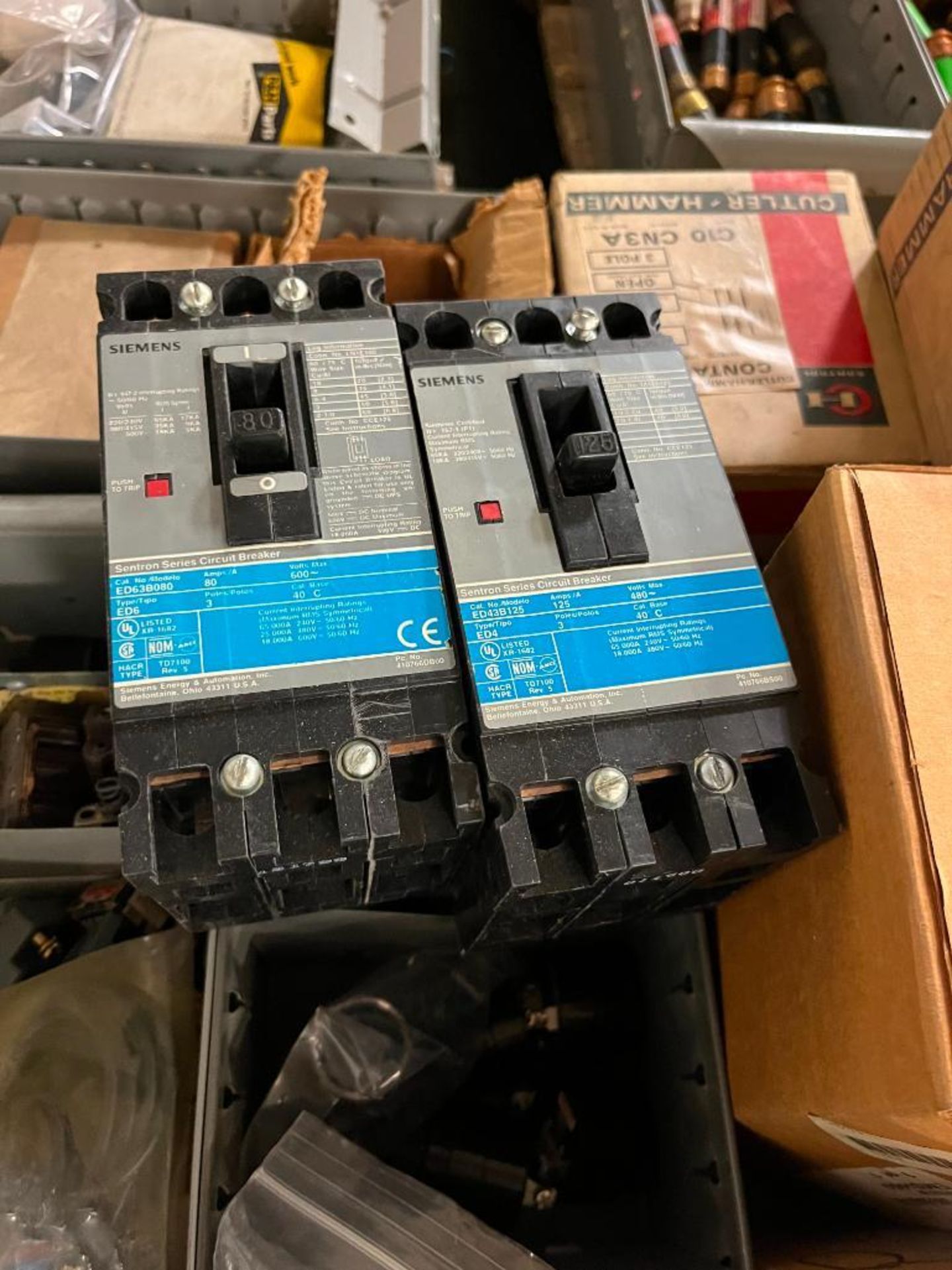 (2) Skids Consisting of Assorted Bus Fuses, Low Voltage Fuses, Converter Modules, Cutler-Hammer AC C - Image 4 of 24