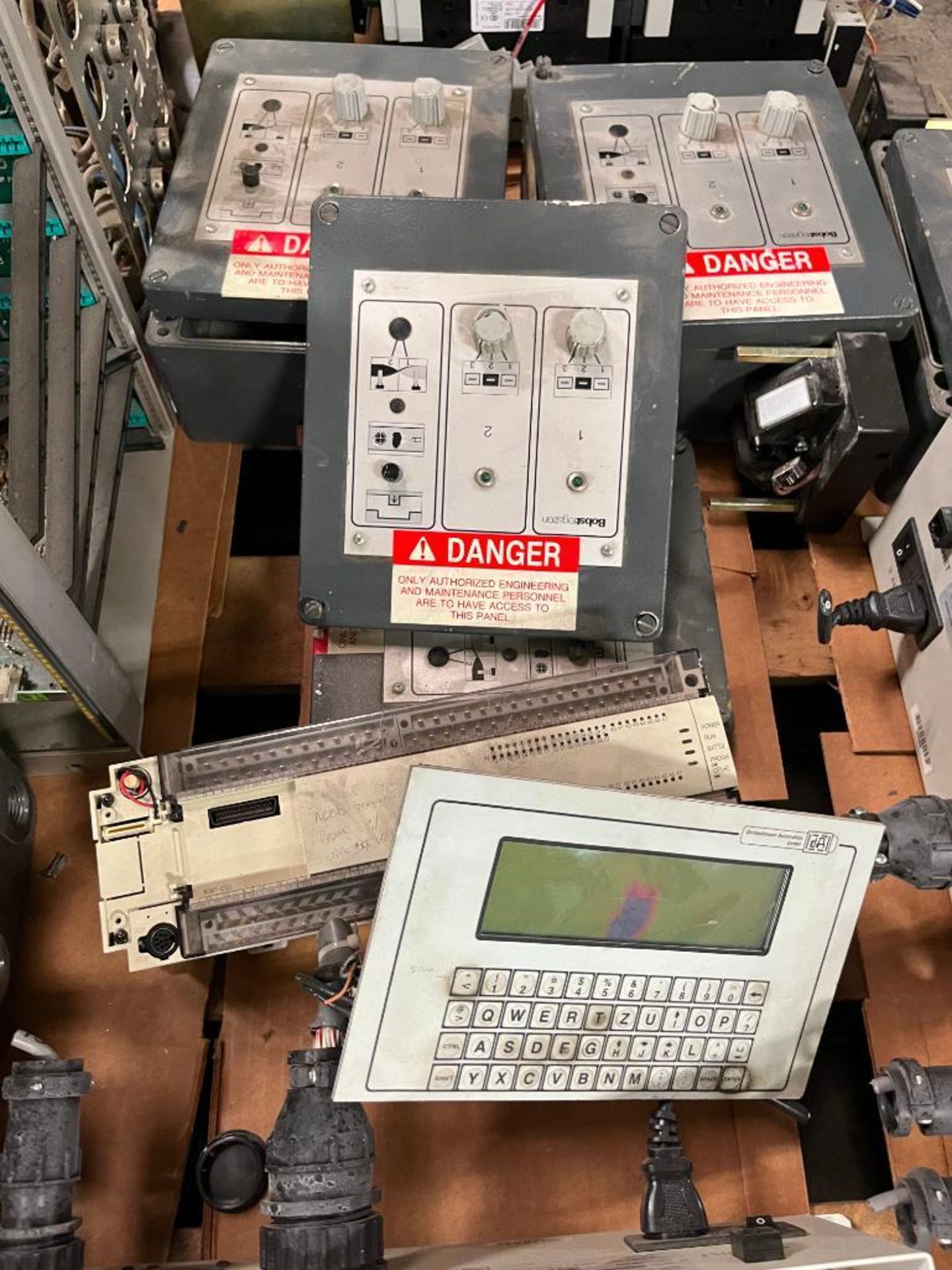 Skid Consisting of Graphics MCU PLC Board, Bobst Registron Boxes & PLC Rack w/ Components - Image 5 of 7