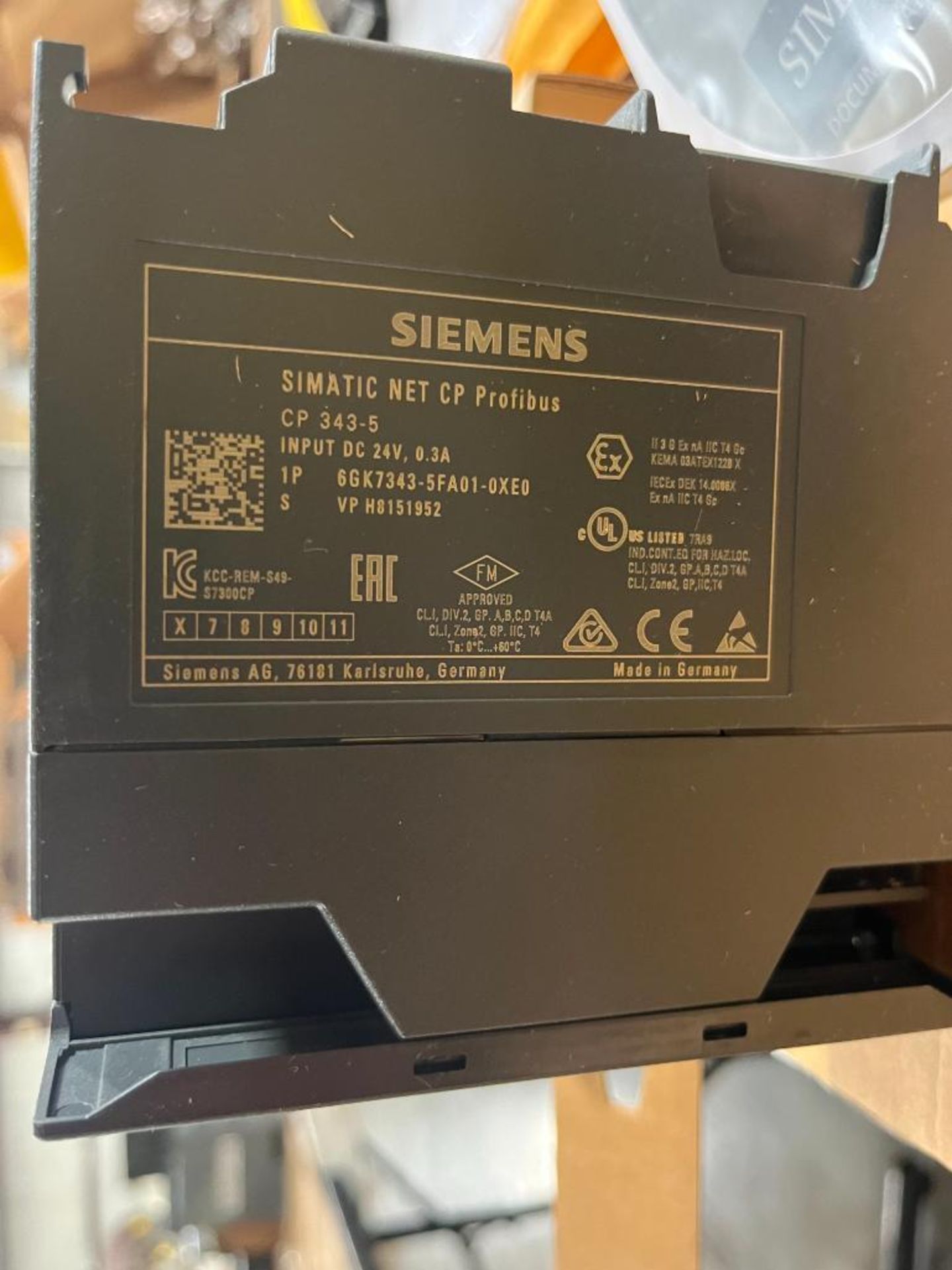 (1) Siemens PC Adapter USB A2 w/ USB Cable, (1) Siemens Communication Processor, (1) Siemens SIMATIC - Image 5 of 8