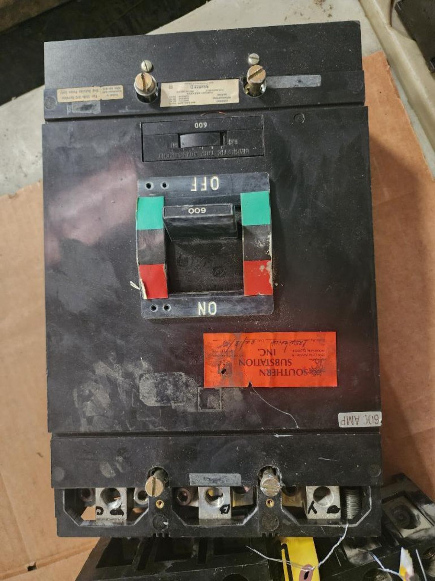 (3) Circuit Breakers; (2) Westinghouse LBB3400W 400 Amp Circuit Breakers & (1) Square D 600 Amp Circ - Image 4 of 5