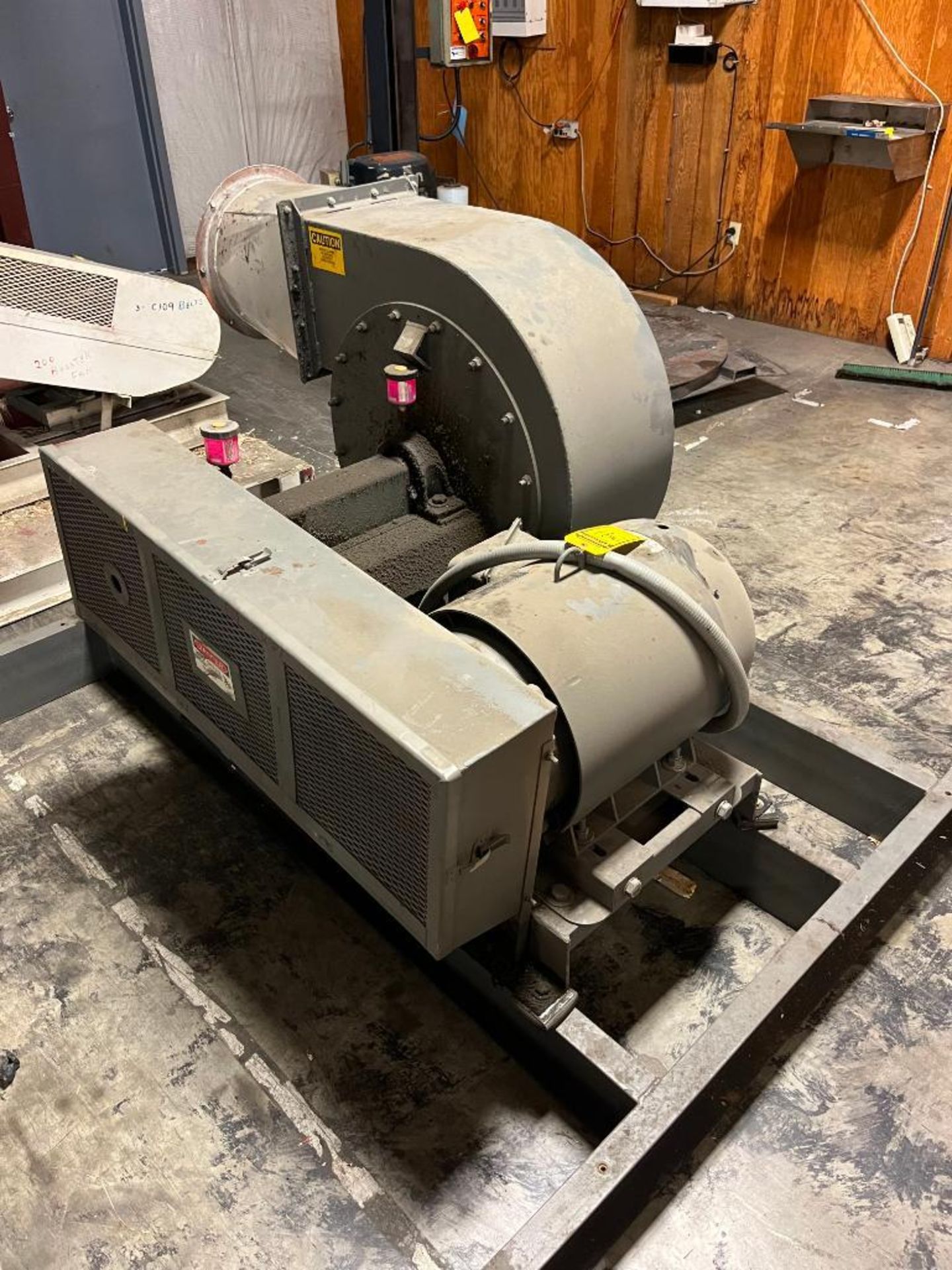 GFP 40 HP Y-Top Horizontal Discharge Blower, Model 115019R, S/N 0604018G, 2,000 RPM, 15" Dia. Discha - Image 3 of 6