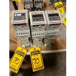 (3x) Allen-Bradley Speed Controller Analog, Catalog Number 160-BA04NSF1P1, Series B, 460 Volt, 3-Pha