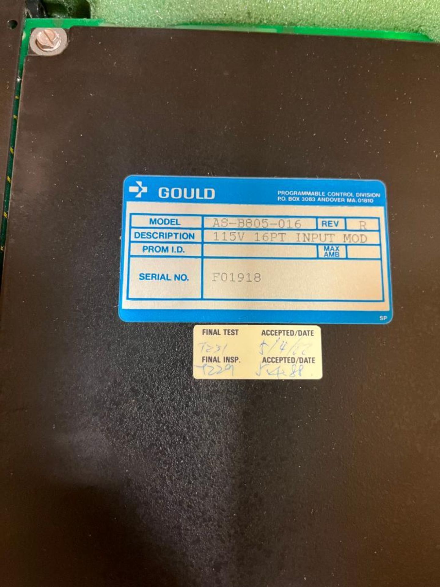 Skid Consisting of (14) Assorted Modicon Automation Modules; PM Series Modbus Plus, 12VDC Inputs, 24 - Image 14 of 17