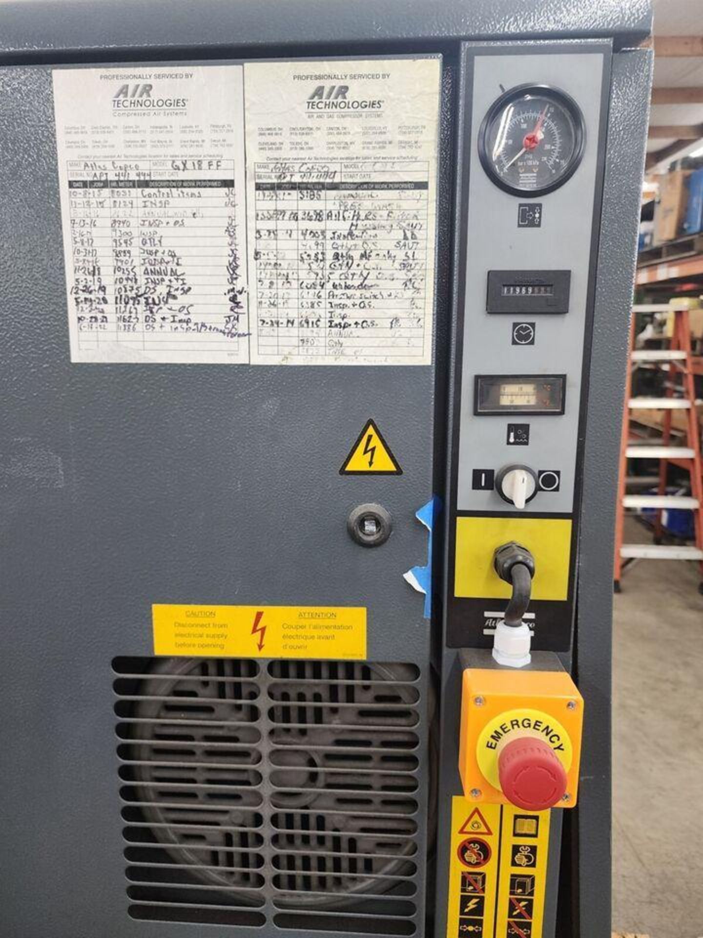 Atlas Copco GX18 25HP Air Compressor - Image 2 of 4