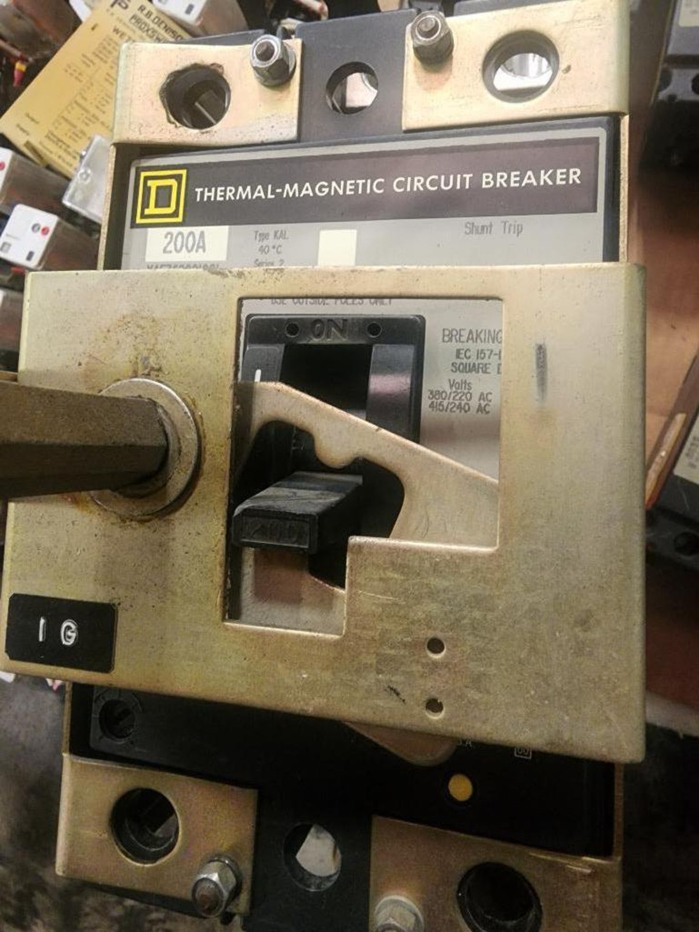 Skid Consisting of (4) Square D Circuit Breakers; (1) 200 Amp Breaker & (3) 100 Amp Breakers - Image 2 of 4