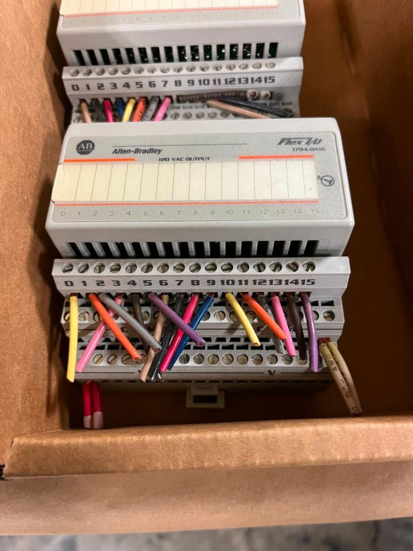 (2) Boxes of Allen-Bradley Flex I/O Modules, 120 VAC, (1) Input Modules 1794-1A16, (1) Output Module - Image 5 of 5