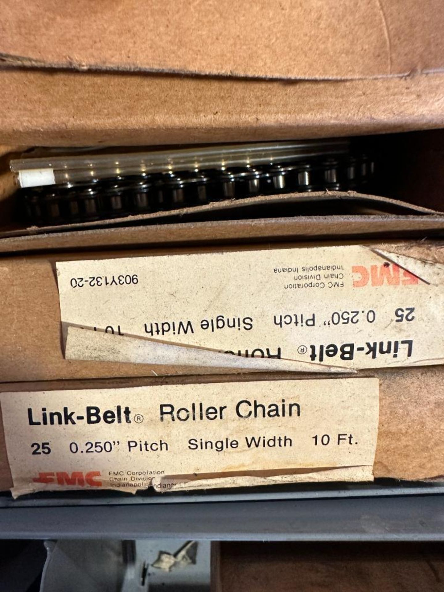 (2) Skids Consisting of Assorted Roller Chains, Plastic Cable Chain & Sections; Taubaki, Amertic, & - Image 13 of 20