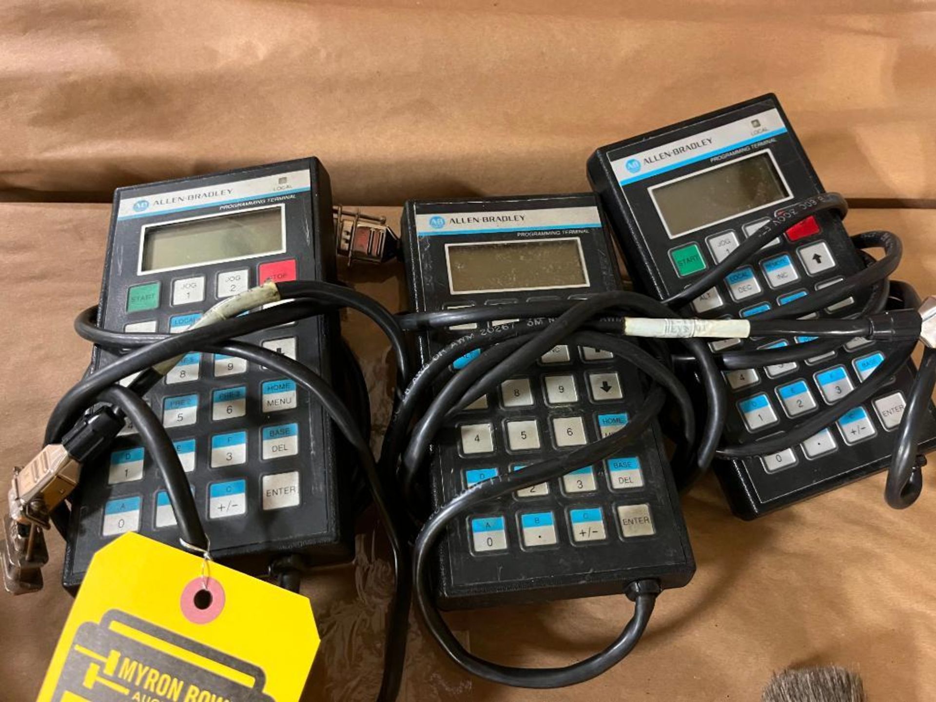 (3) Allen-Bradley 1300-DHT Programming Terminals, 12 Volt, .15 Amps - Image 2 of 4