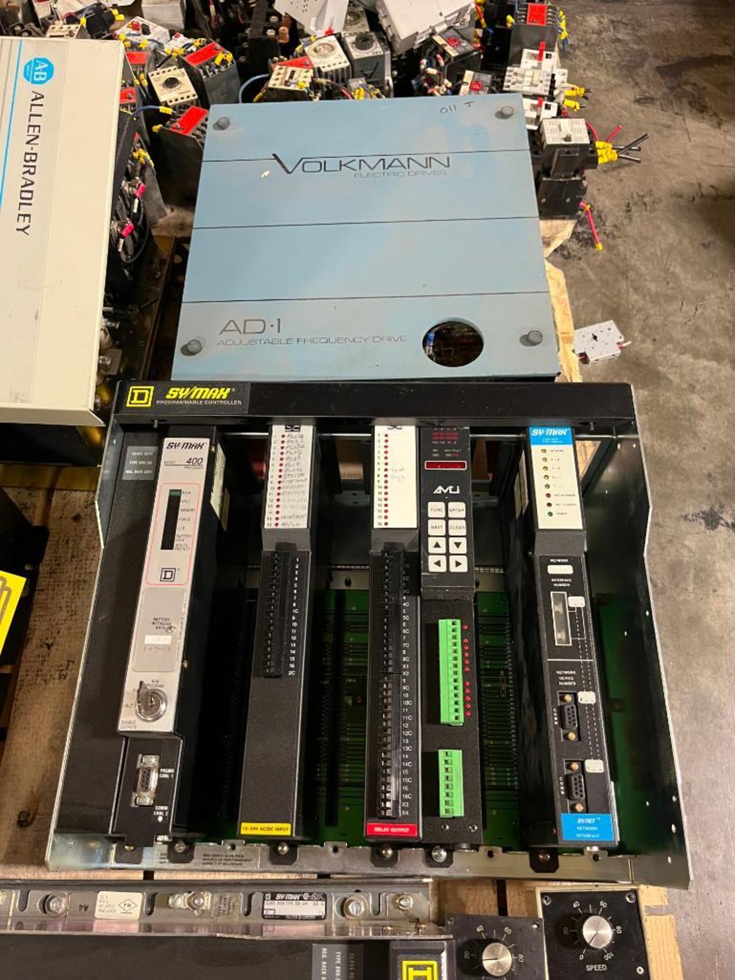 Skid Consisting of AB 1395 DC Drive, Volkmann Adjustable Frequency Drive Sy/Max Programmable Control - Image 5 of 9