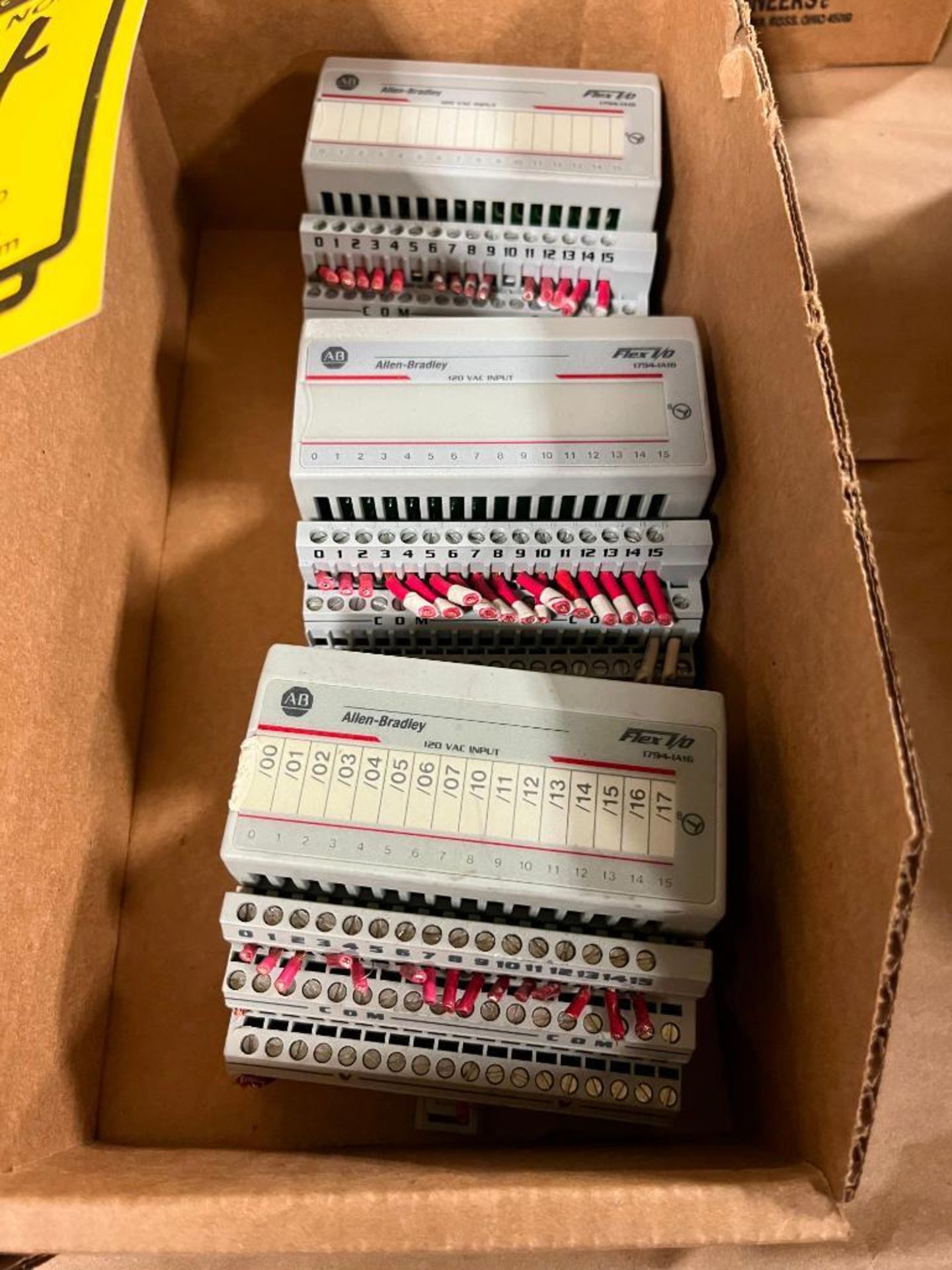 (2) Boxes of Allen-Bradley 1794-IA16 Flex I/O Input Modules, 120 VAC - Image 3 of 4