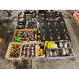 Skid Consisting of Assorted Fuses, Buss Fuse Blocks, Fuse Holders