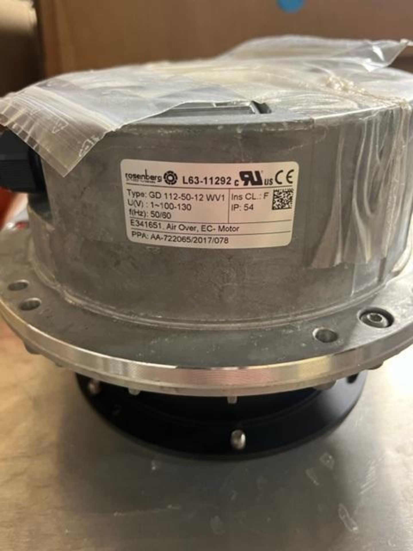 Rosenberg Impeller Fans, 0.8 KW External Motor - Image 6 of 7