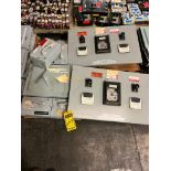 Skid Consisting of Shut Off Switch Boxes & Voltage/AMP Control & Monitor Panel