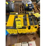 (4) FANUC Servo Amplifiers; (2) aiPS 45HV, 3-Phase, 480 Volt, 99 Amps, 50/60 HZ, (2) aiSV 80HV, 3-Ph