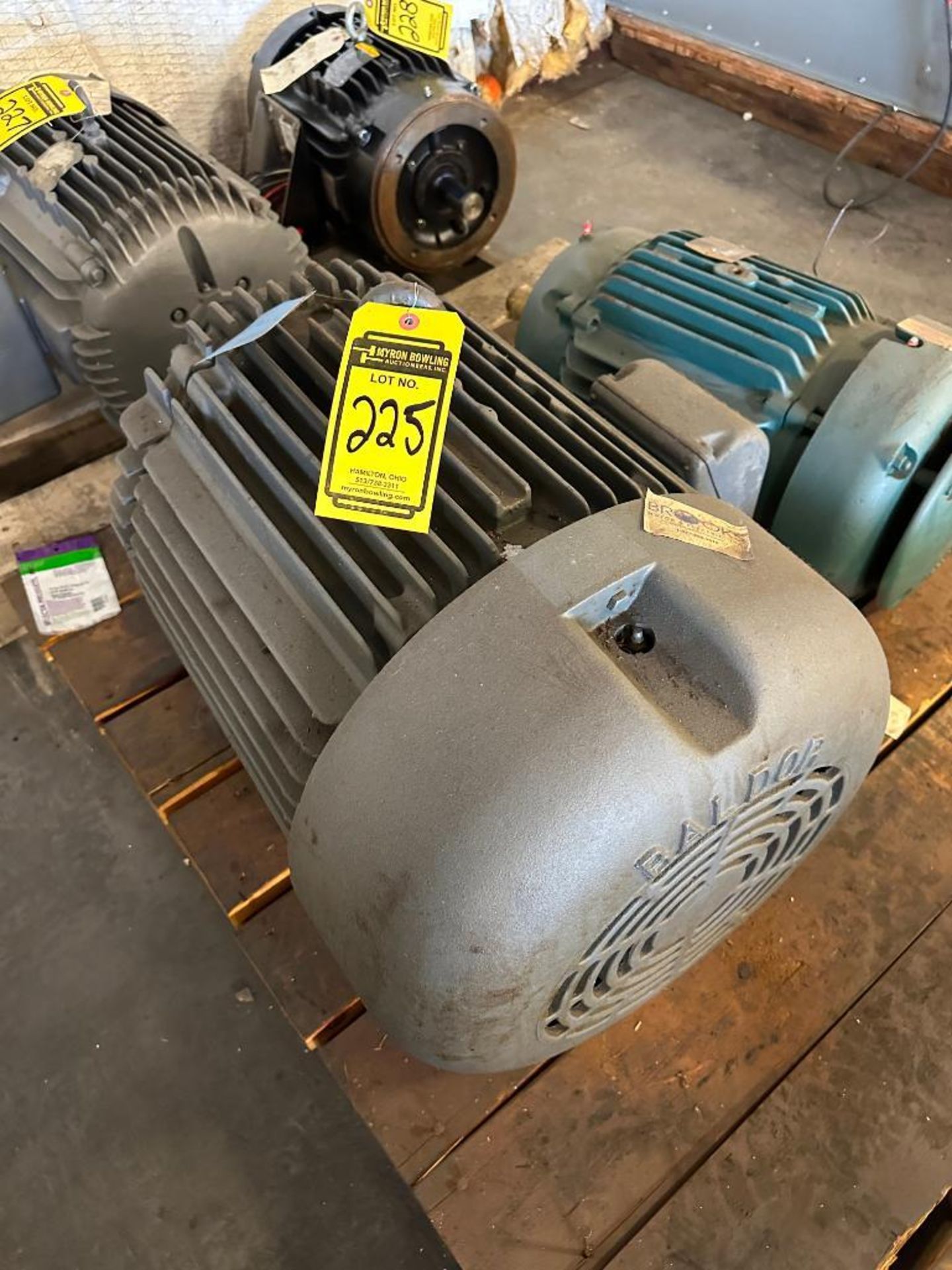 Baldor Electric Motor (25+ HP, No Plate)