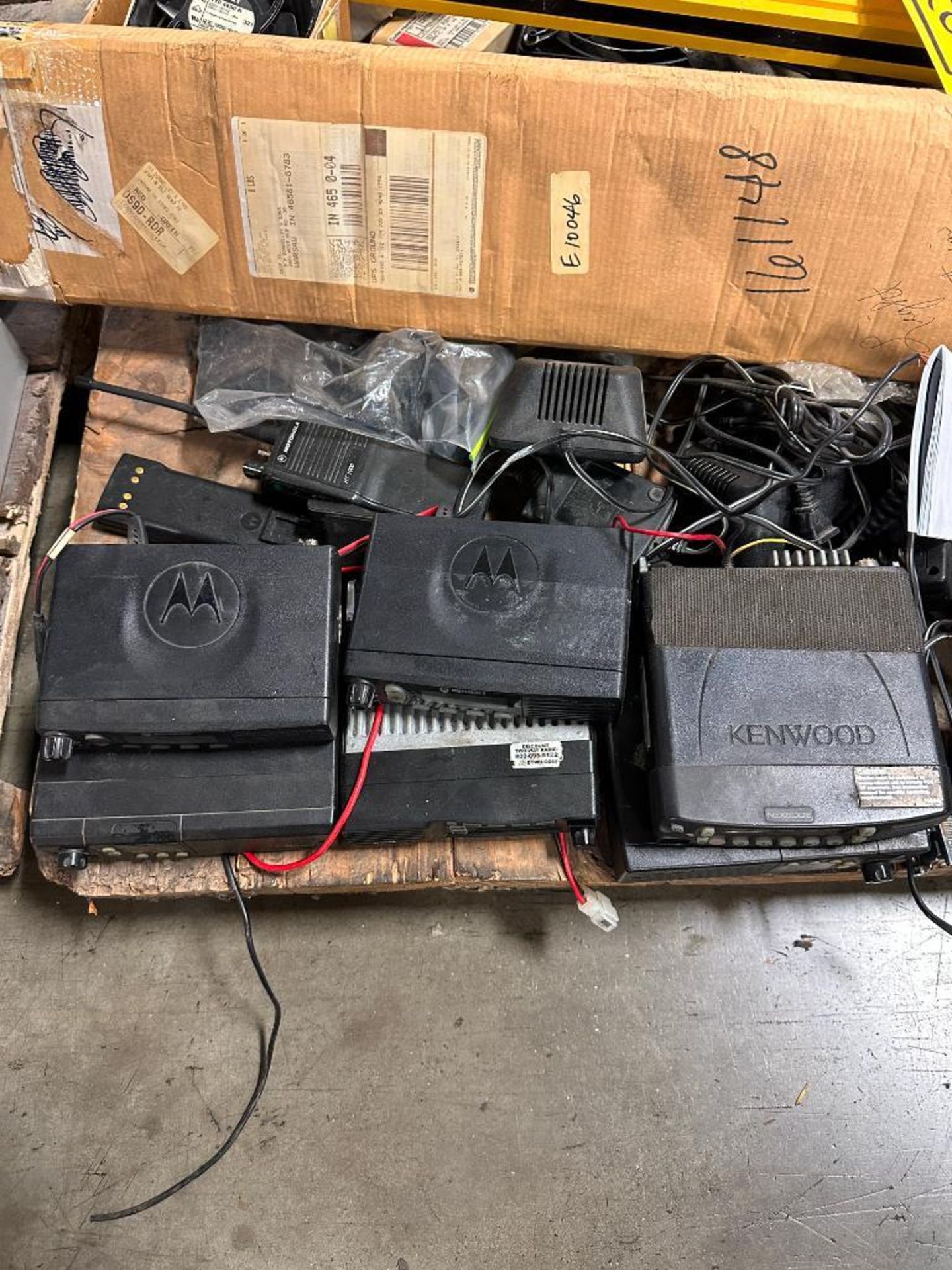 Skid Consisting of CB Radios-Kenwood, Motorola, Safety Light Curtains Plugs, Ballasts, Cabinet Cooli - Image 2 of 22