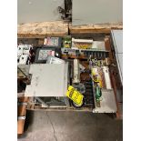 Skid Consisting of Graphics MCU PLC Board, Bobst Registron Boxes & PLC Rack w/ Components