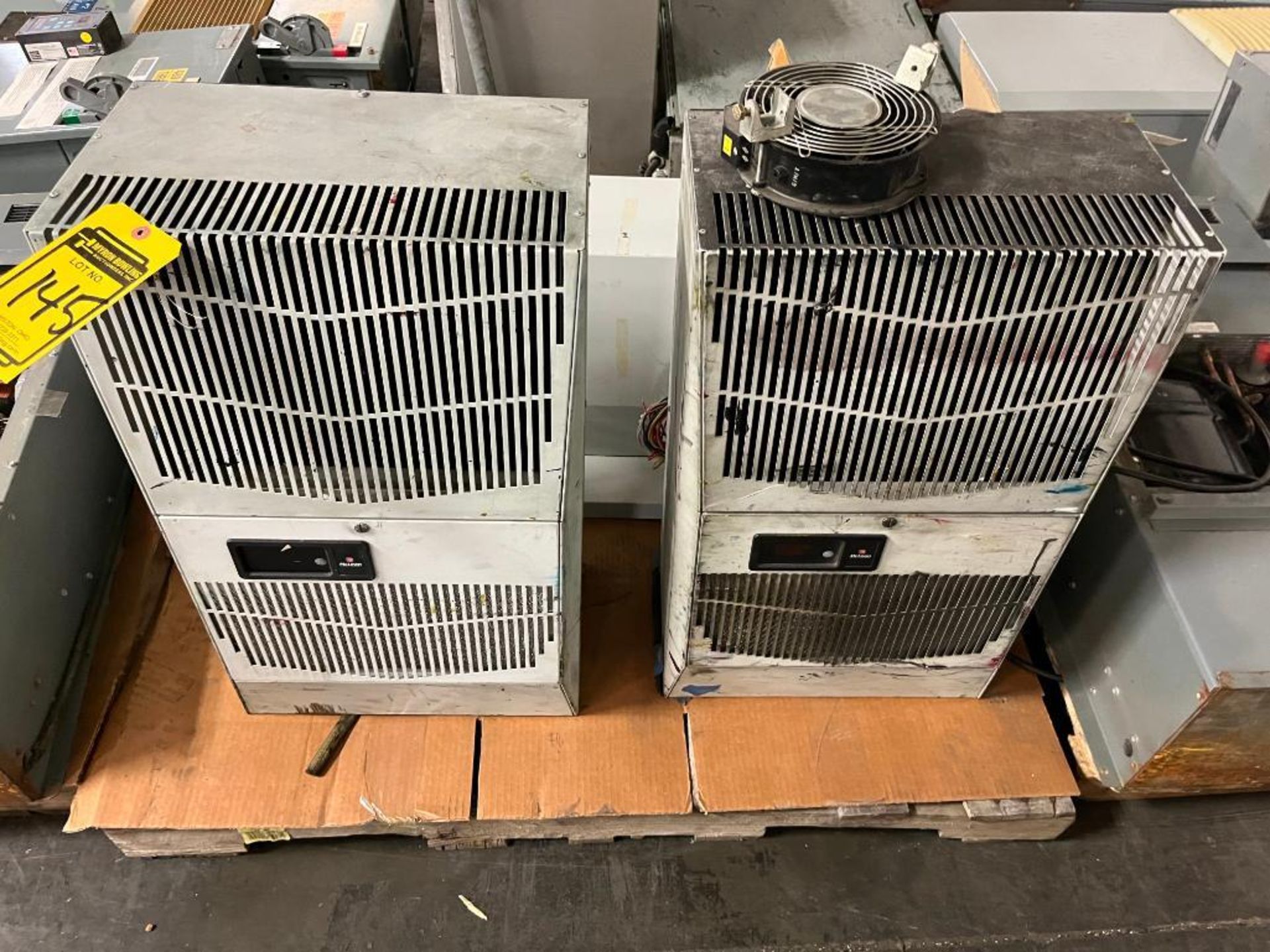 Skid Consisting of AC Cooling Units, (1) Hoffman Narrow Spectra Cool Indoor/Outdoor Unit, (2) McLean - Image 2 of 8