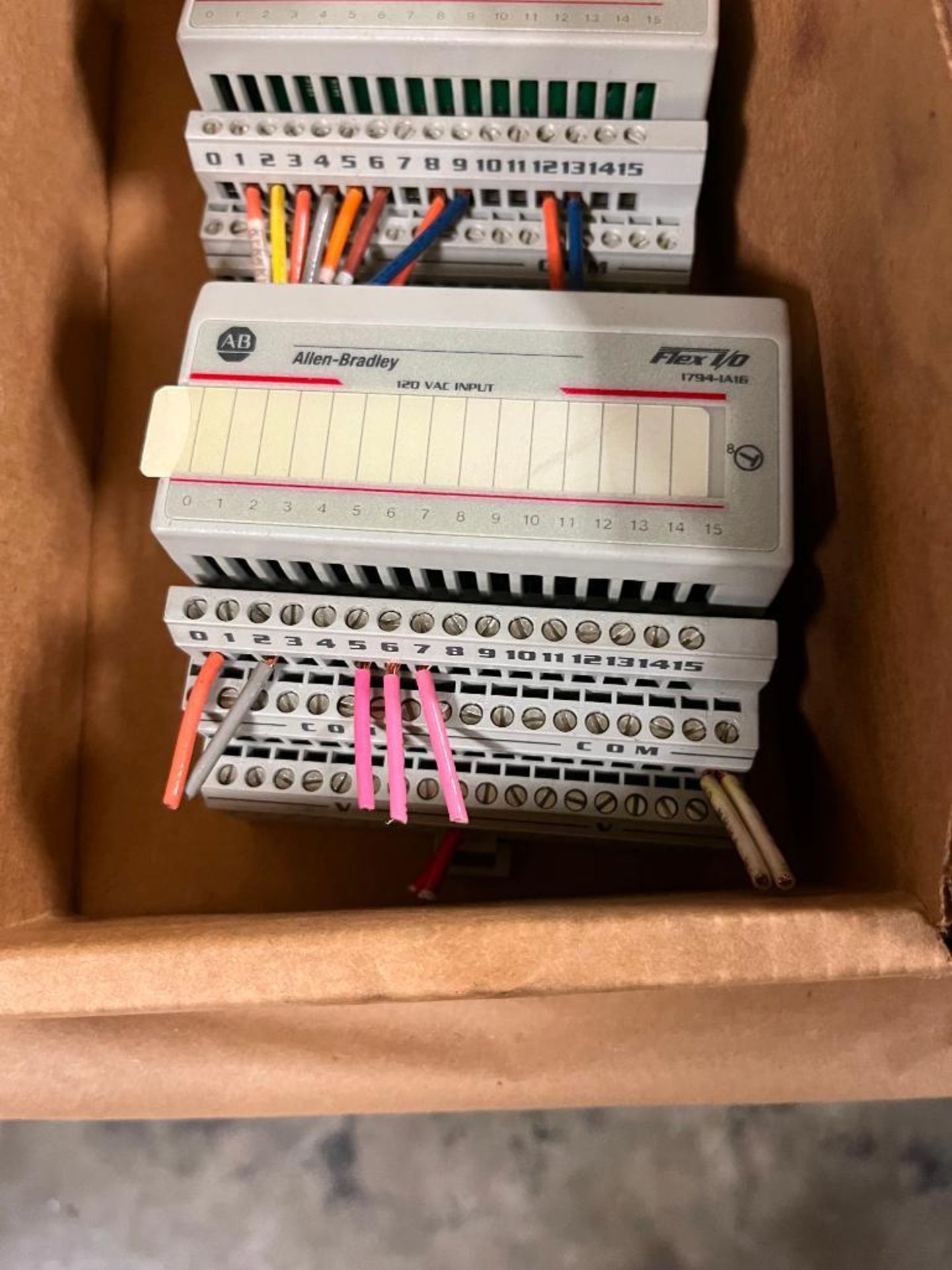 (2) Boxes of Allen-Bradley Flex I/O Modules, 120 VAC, (1) Input Modules 1794-1A16, (1) Output Module - Image 3 of 5