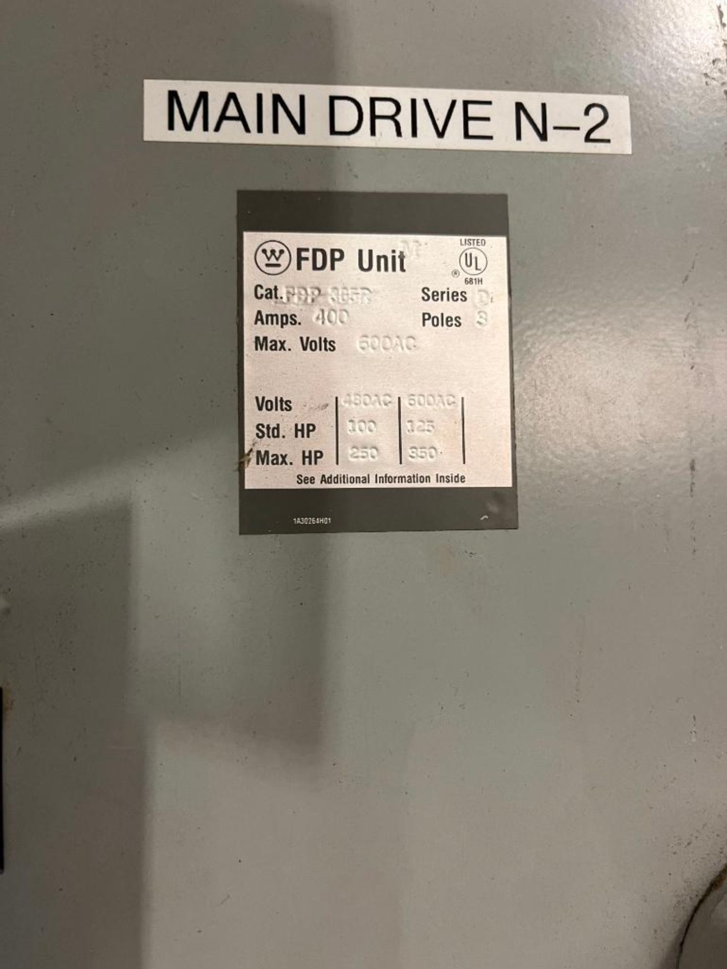 Skid Consisting of Westinghouse FDP Electrical Disconnect Switches & MCC Shut Off's - Image 6 of 7