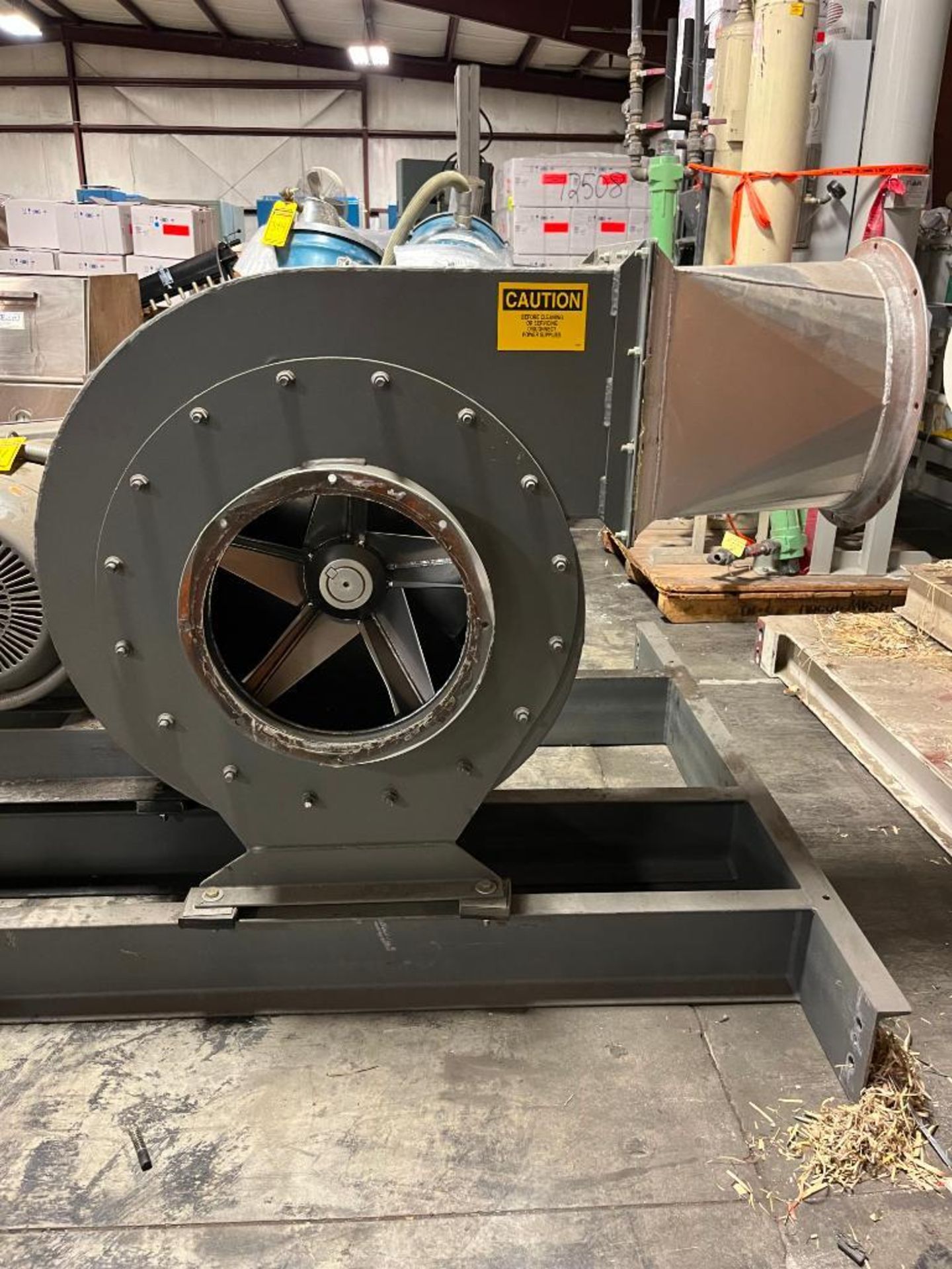 GFP 40 HP Y-Top Horizontal Discharge Blower, Model 115019R, S/N 0604018G, 2,000 RPM, 15" Dia. Discha - Image 2 of 6