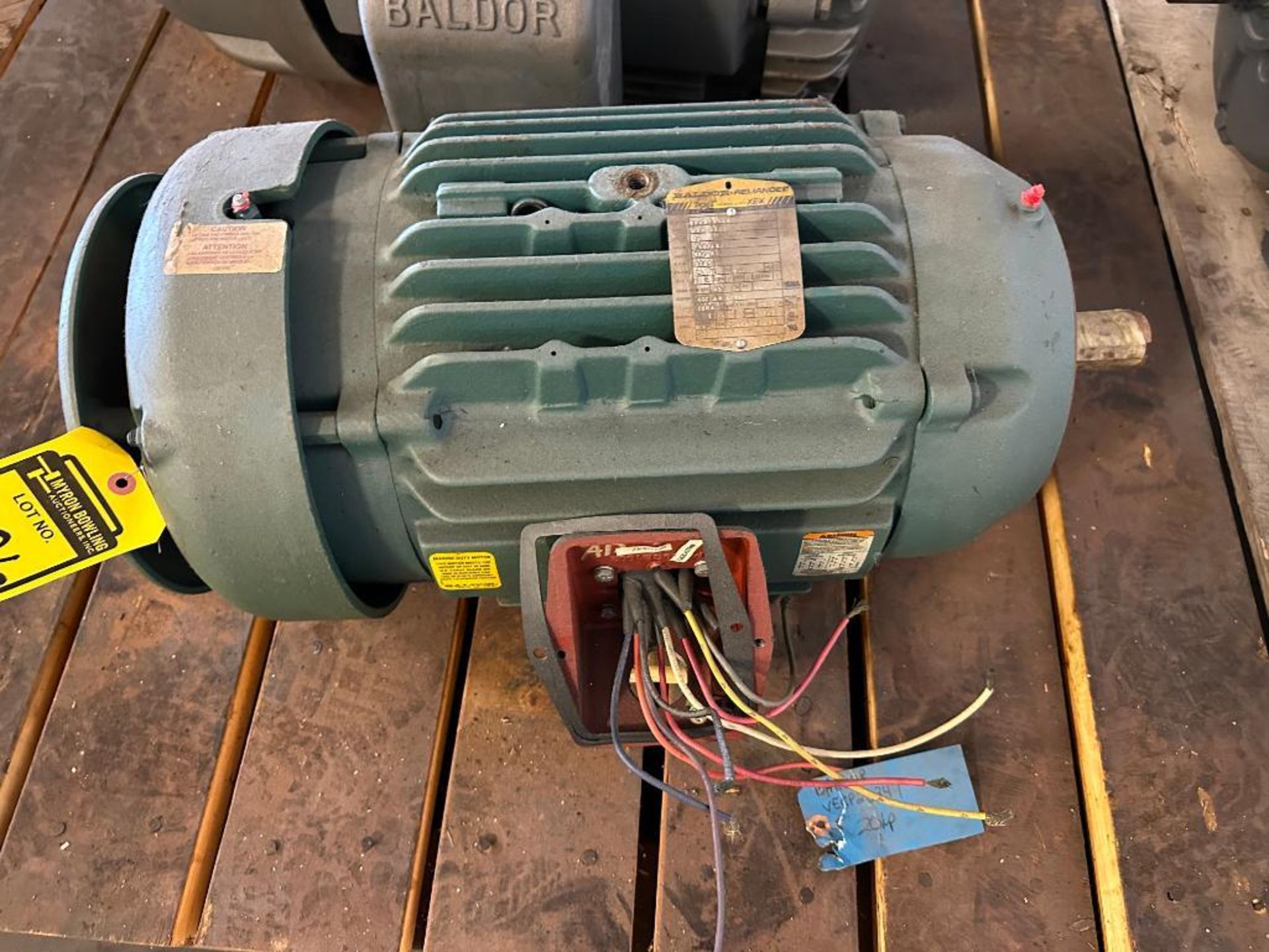 Baldor-Reliance 20 HP Super Sever Duty Electric Motor, 1,765 RPM, 230/460V, 256TC Frame - Image 2 of 4