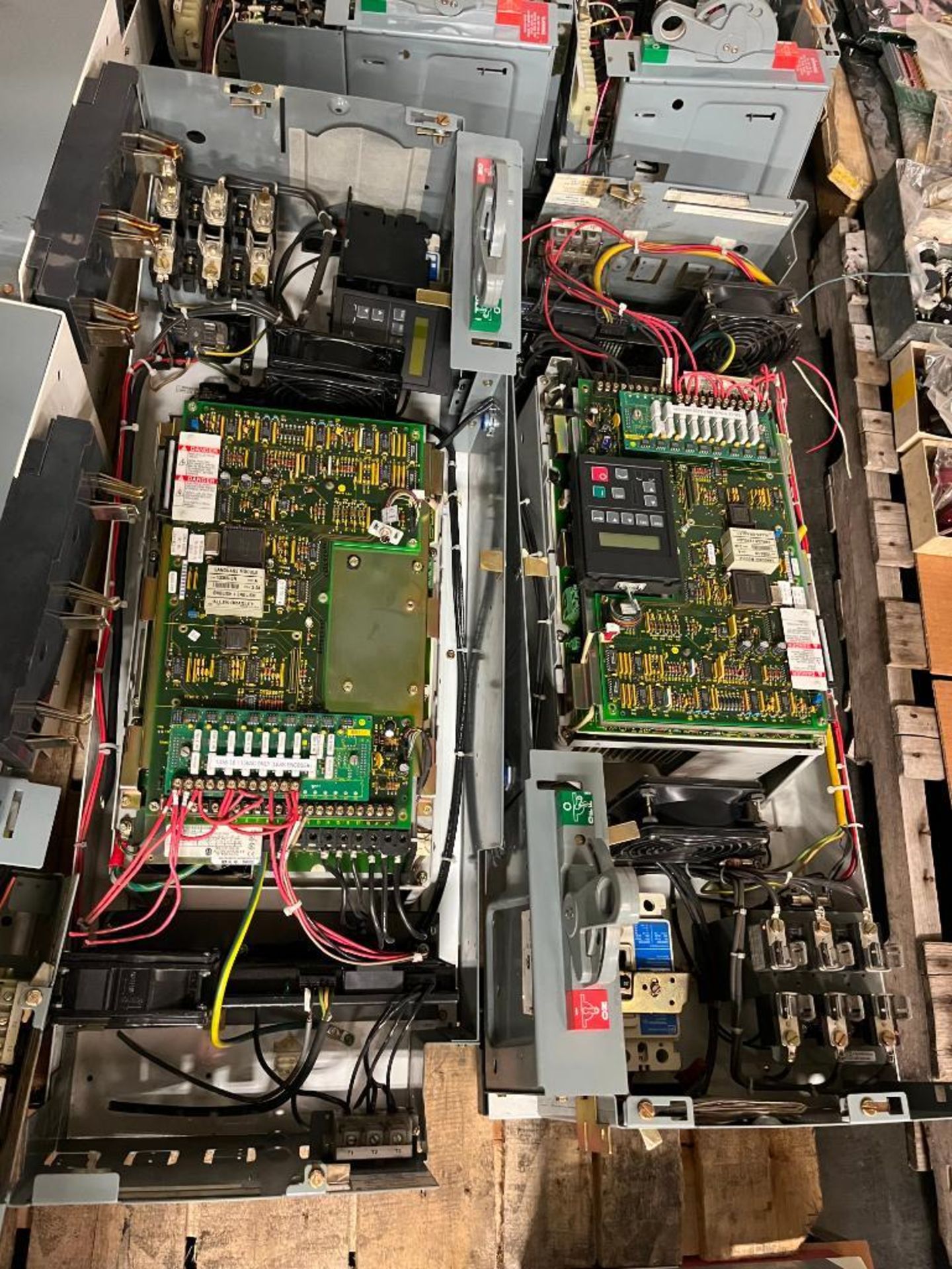 (2) Skids Consisting of Allen-Bradley MCC Buckets, (2) w/ Drives - Image 4 of 9