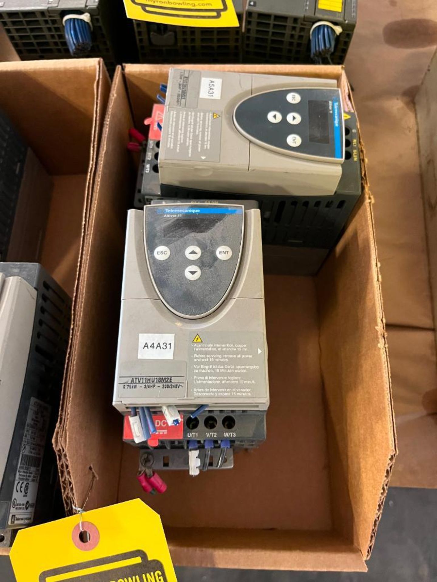 (2) Boxes of Telemecanique ATV11HU18M2E Drives - Image 2 of 5