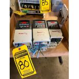 (3) Allen-Bradley PowerFlex 4 Drives; (2) Catalog Number 22A-D6P0N104, Series A, (1) Catalog Number