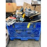 Plastic Crate of Assorted Parts Consisting of Scanners, Tooling, Cable, Lite On Electronics & Other