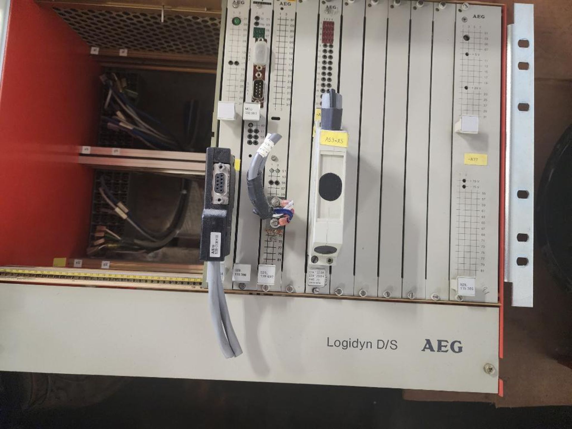 AEG Logidyn D/S Card Module Rack & AEG MINISEMI D500/40+G0 Drive - Image 2 of 4