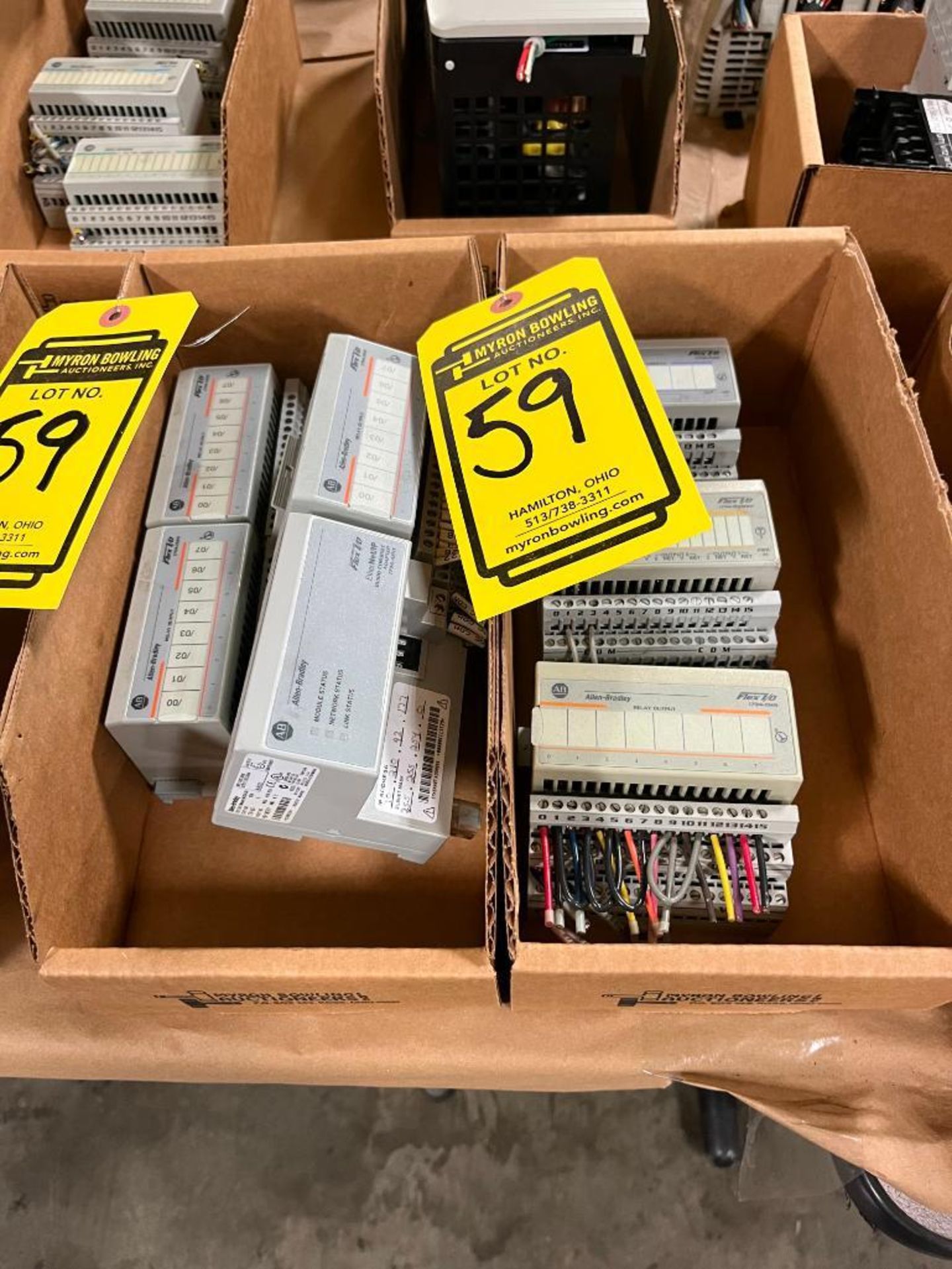 (2) Boxes of Assorted Allen-Bradley Flex I/O Modules