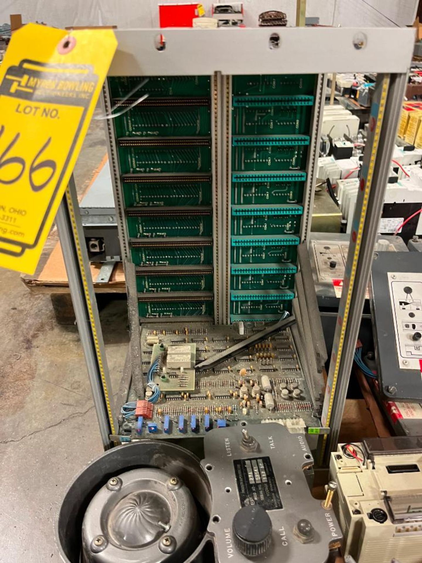 Skid Consisting of Graphics MCU PLC Board, Bobst Registron Boxes & PLC Rack w/ Components - Image 4 of 7