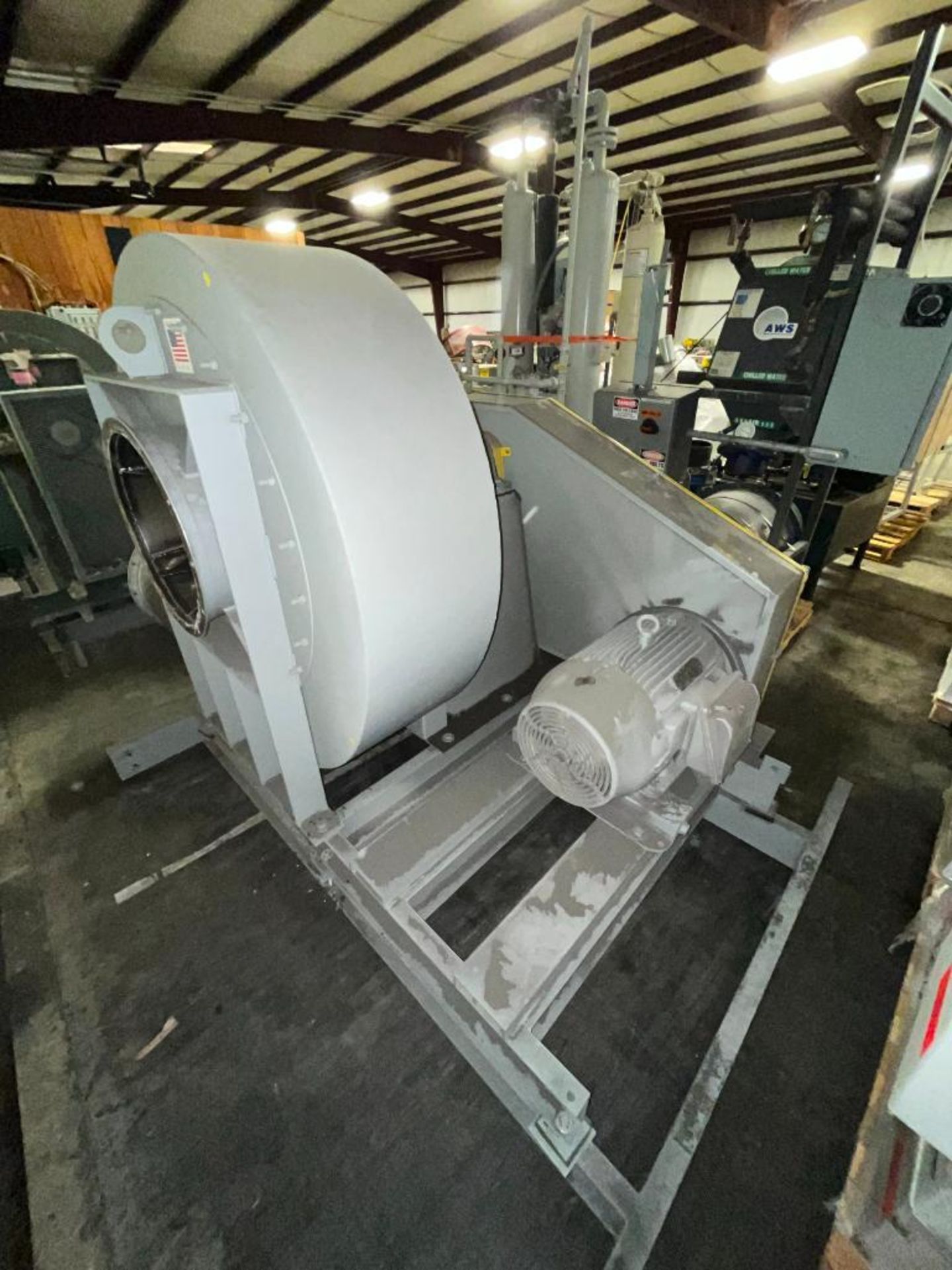 2015 Puhl 50 HP Horizontal Bottom Discharge Blower, Model 219159L, S/N 1504681G, 1,645 RPM, 2.6875" - Image 5 of 8