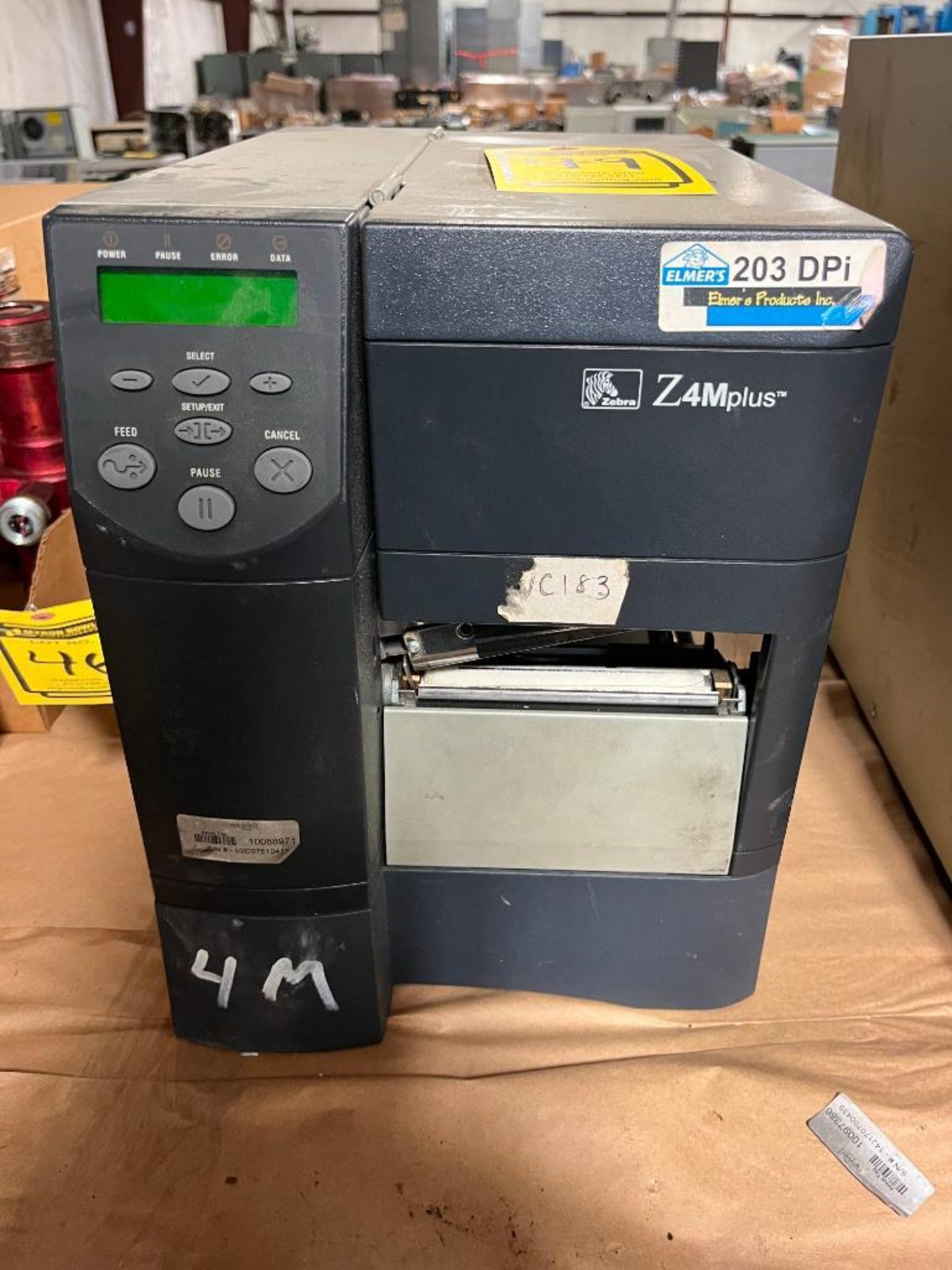 Zebra Printer, Model Z4MPLUS