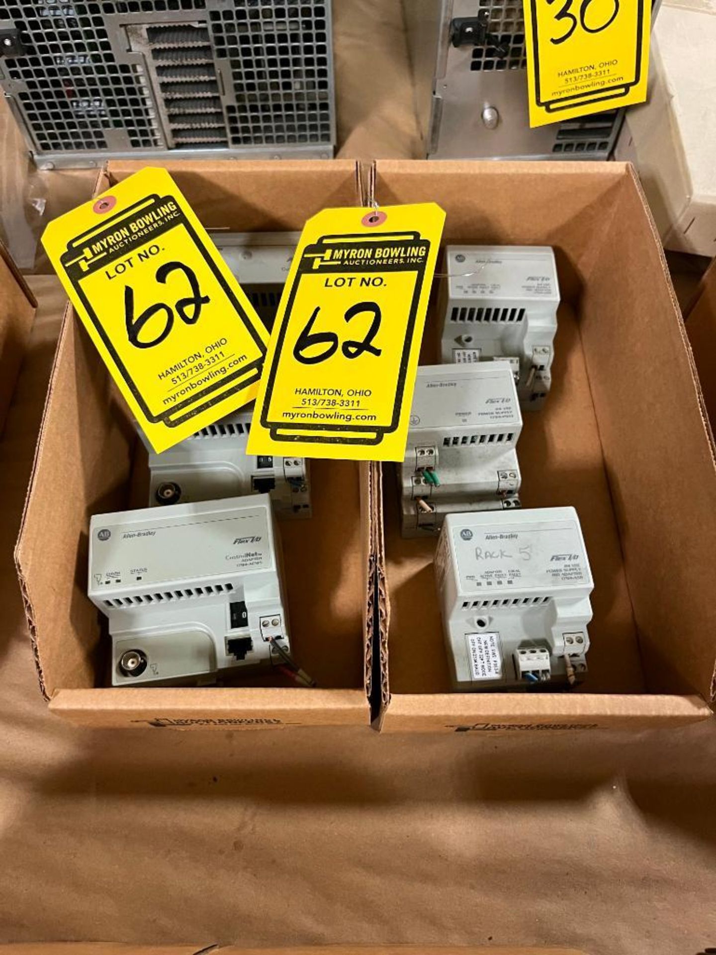 (2) Boxes of Allen-Bradley Flex I/O ControlNet & RID Adapters