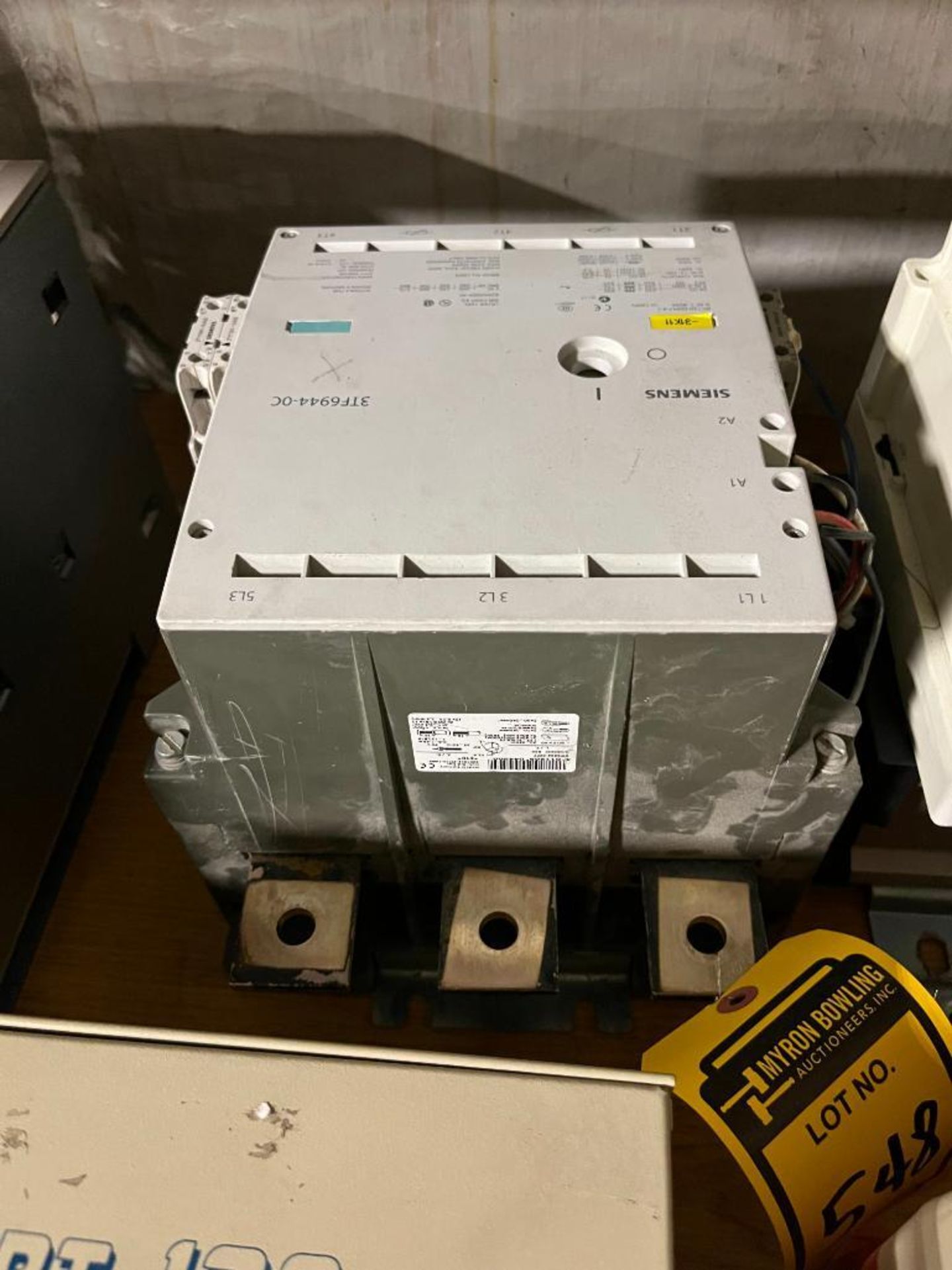 Siemens Contactor Motor Control, Model 3TF 6944-0C