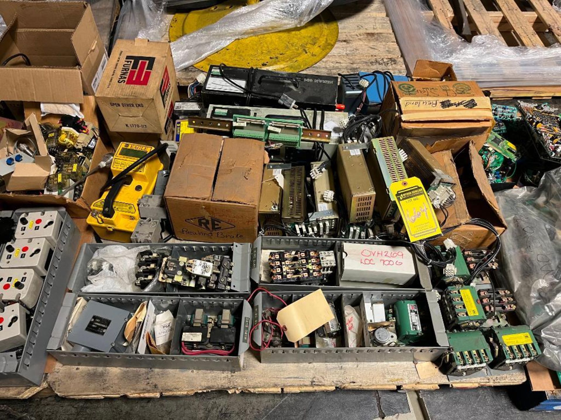 Pallet Consisting of Foxboro Specific Vapor, Analyzers, Power Supplies, Magnetic Contactors