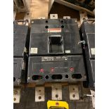 Westinghouse Circuit Breaker, Style Number 1265C95G05, 600 VAC, 600 Amps, 3-Pole