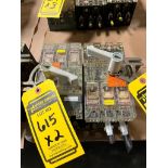 (2x) Klockner-Moeller NZMH6-63 Circuit Breakers, 600 VAC, 60 Amps